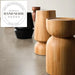 Modern Solid Wood Nordic Stump Stool and Side Table