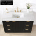 Modern Solid Wood Plywood Bathroom Vanity Cabinet Set with Soft-Close Drawers
