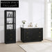 Modern Solid Wood Plywood Bathroom Vanity Cabinet Set with Soft-Close Drawers