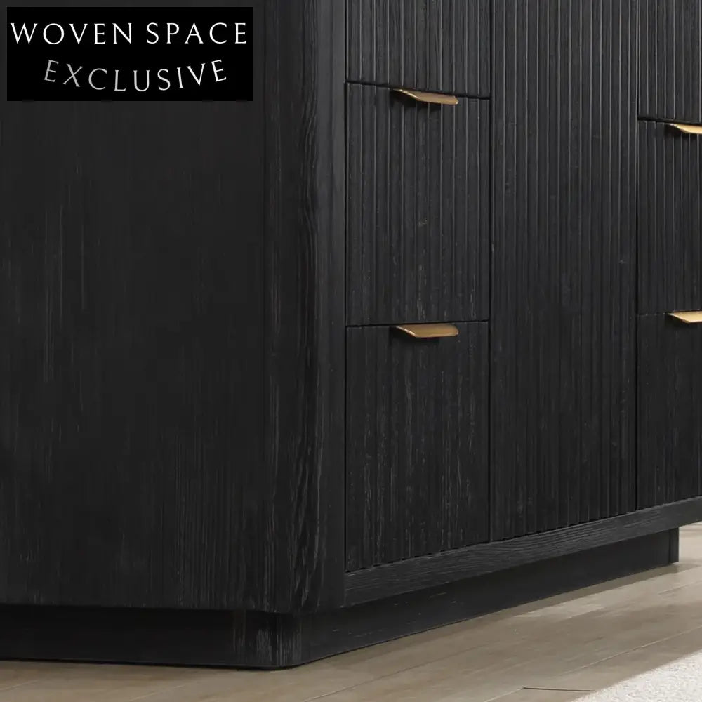 Modern Solid Wood Plywood Bathroom Vanity Cabinet Set with Soft-Close Drawers