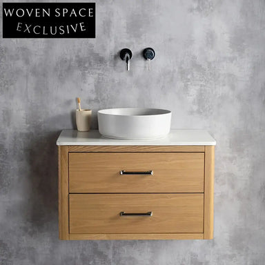 Modern Solid Wood Plywood Soft-Close Bathroom Storage Vanity Cabinet