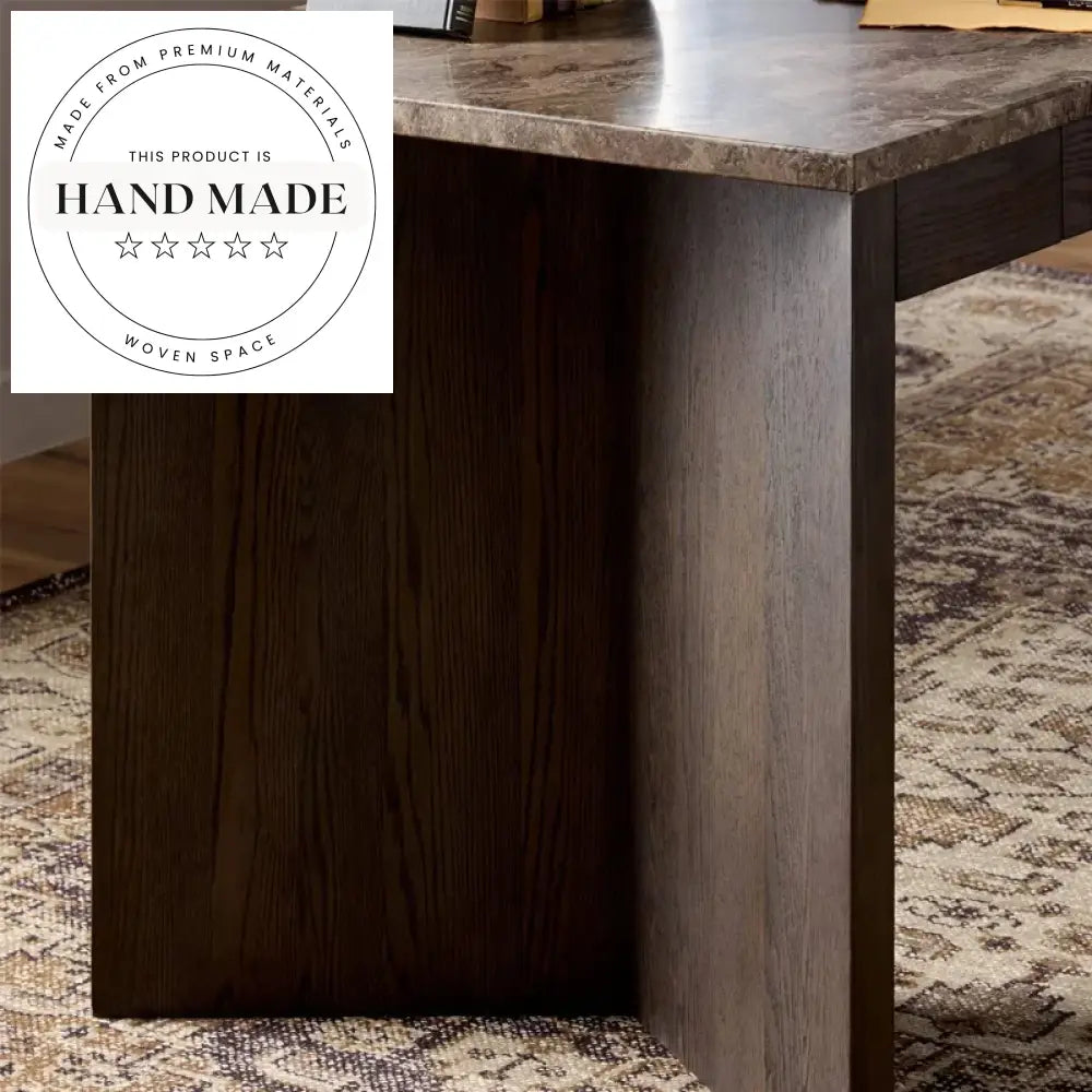 Modern Solid Wood President Design Antique Secretaire Writing Desk