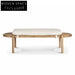 Modern Solid Wood Rattan Bench for Entryway, Bedroom, Living Room Seating