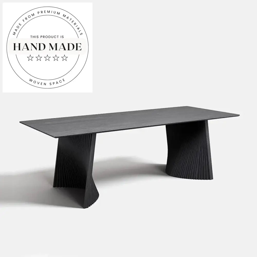 Modern Solid Wood Rectangular 6-8 Seater Restaurant Meeting Dining Table