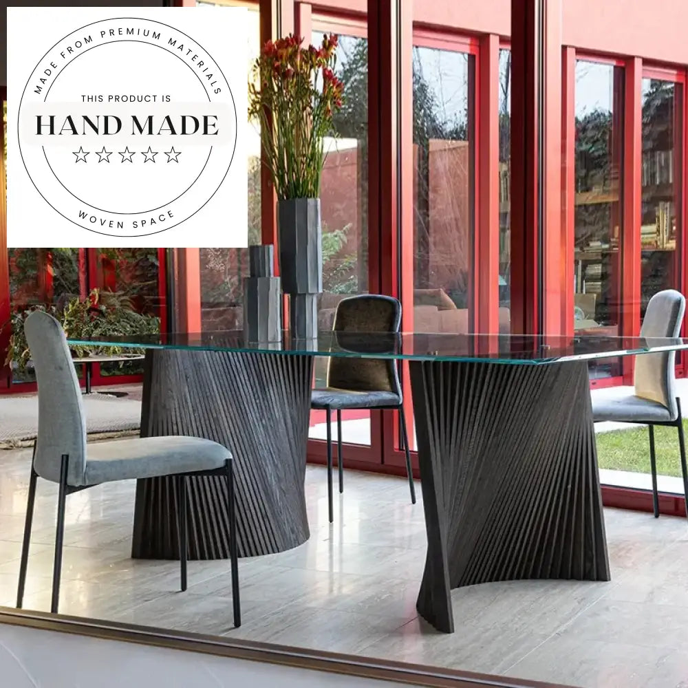 Modern Solid Wood Rectangular 6-8 Seater Restaurant Meeting Dining Table