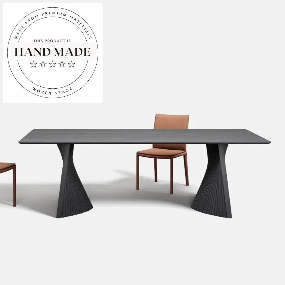 Modern Solid Wood Rectangular 6-8 Seater Restaurant Meeting Dining Table