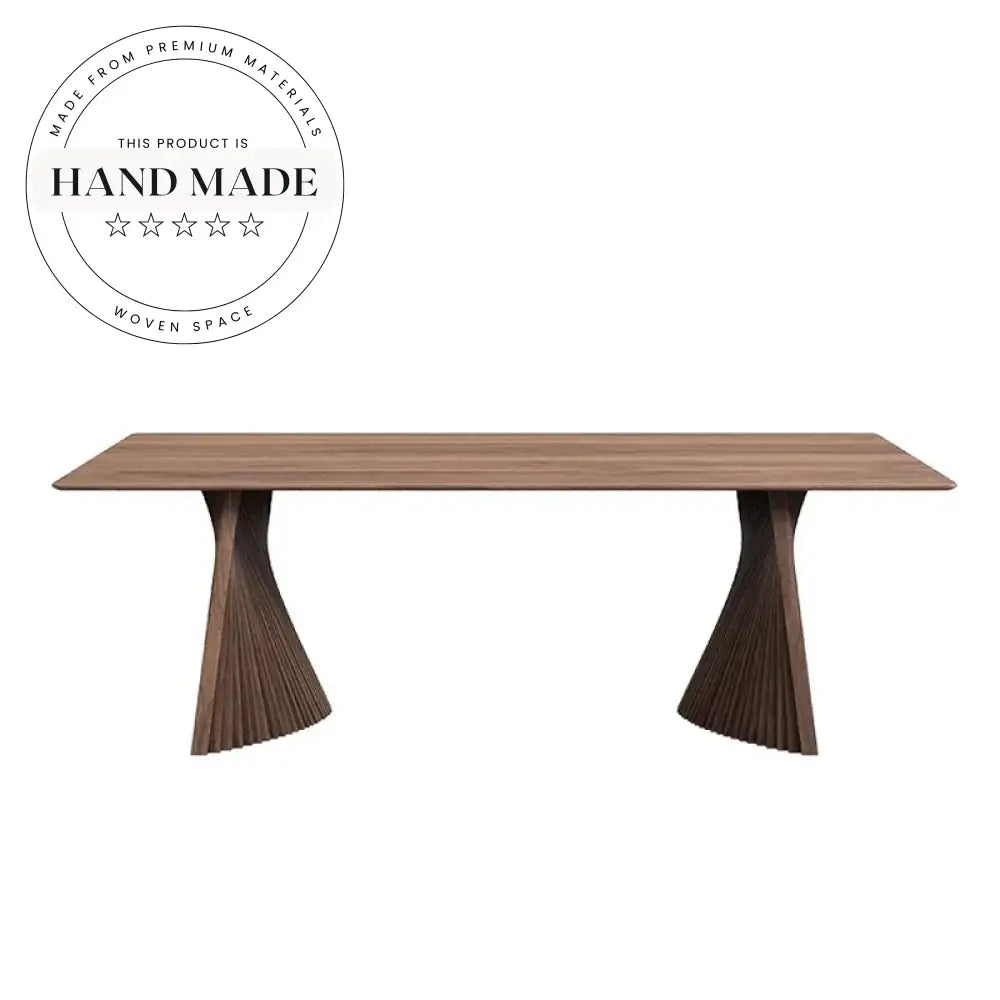 Modern Solid Wood Rectangular 6-8 Seater Restaurant Meeting Dining Table