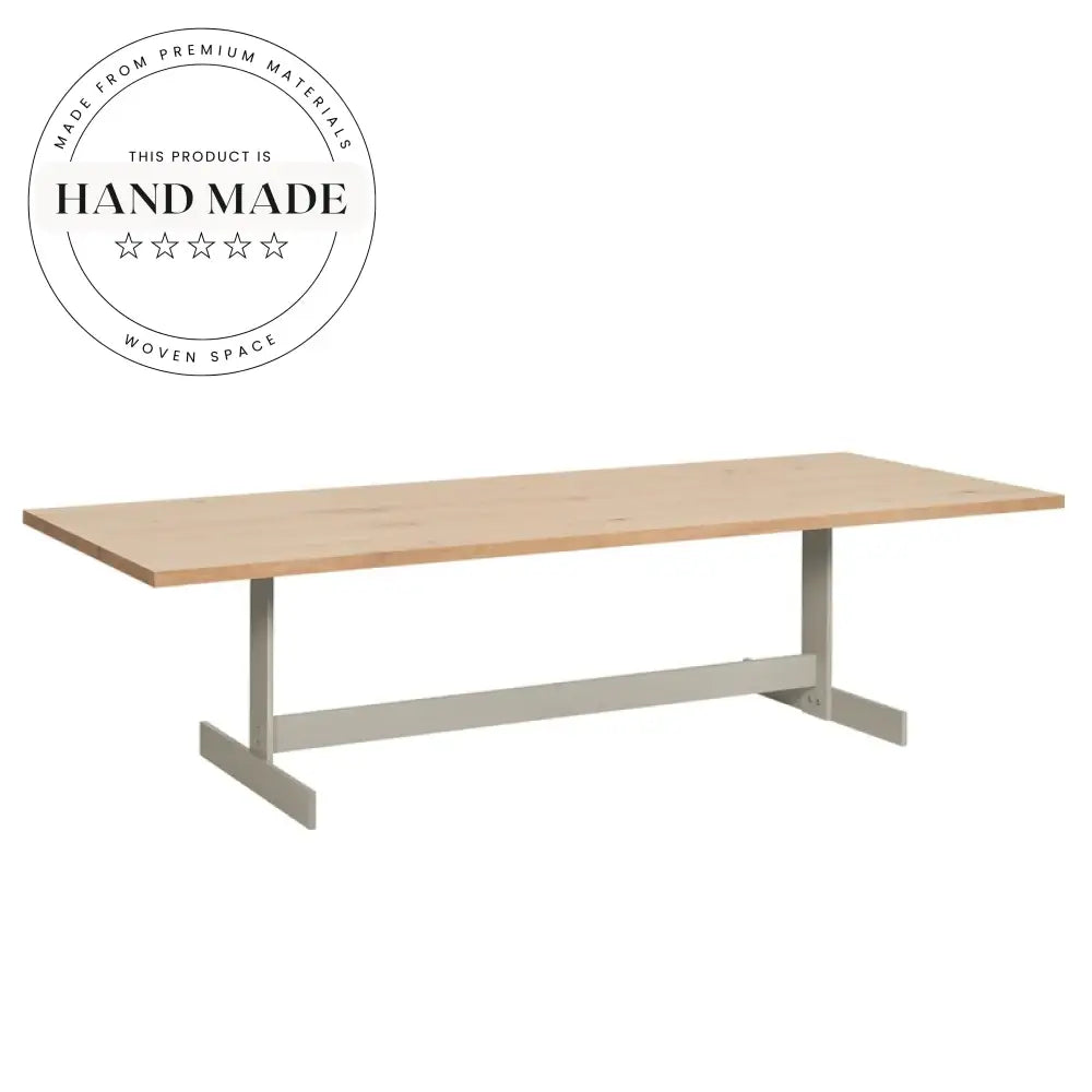 Modern Solid Wood Rectangular Conference and Home Dining Table