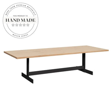 Modern Solid Wood Rectangular Conference and Home Dining Table