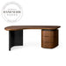 Modern Solid Wood Rotary Executive Storage Computer Study Office Desk