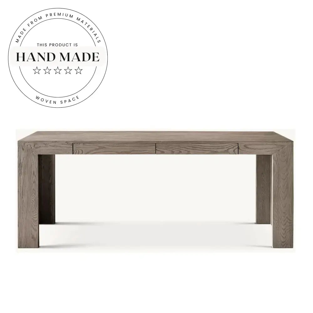 Modern Solid Wood Rotary Secretaire Nordic Study Home Office Desk