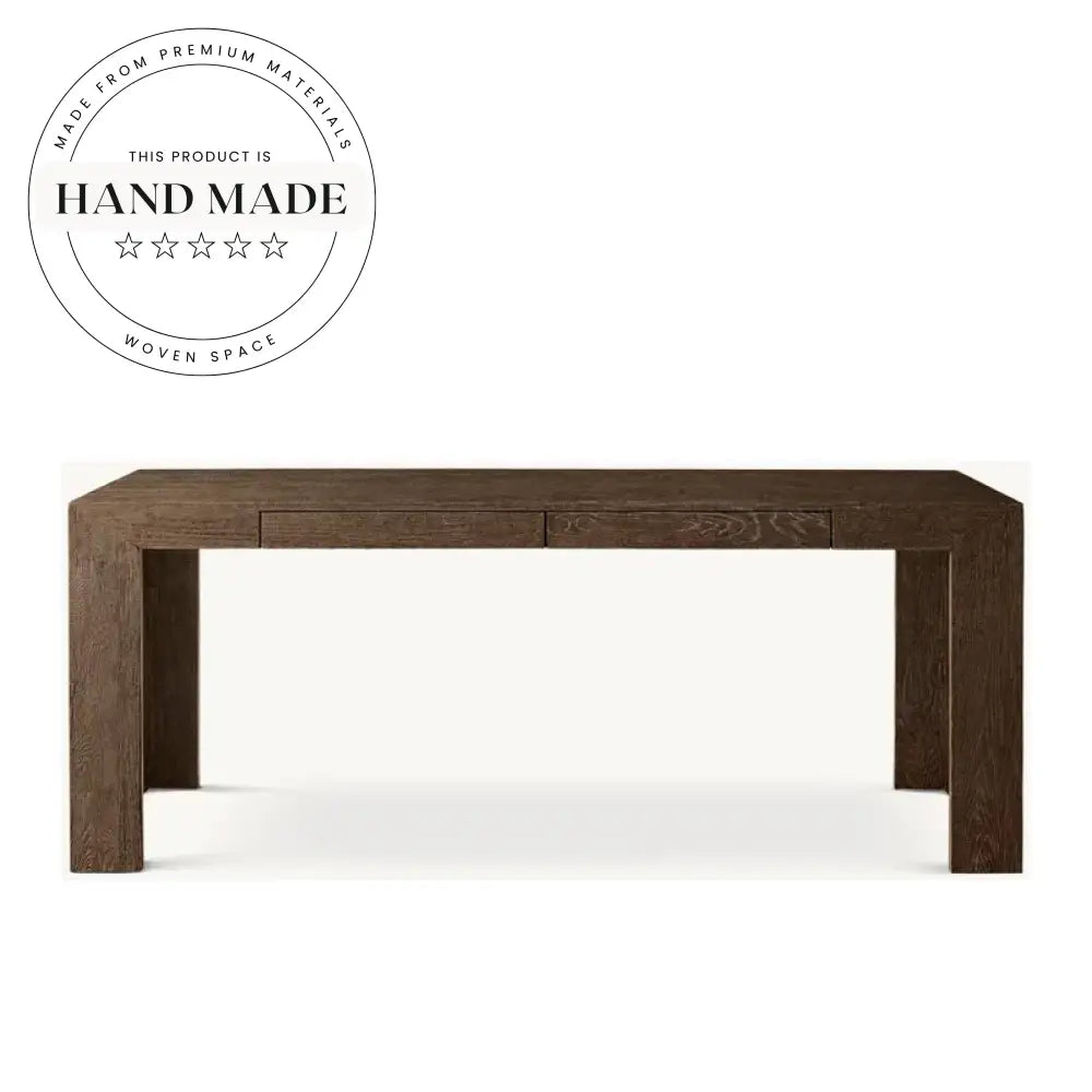 Modern Solid Wood Rotary Secretaire Nordic Study Home Office Desk