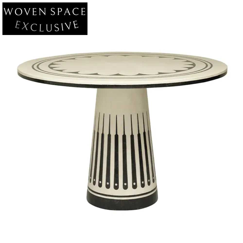 Modern Solid Wood Round Dining Table for Home and Restaurant Use