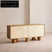 Modern Solid Wood Sideboard Cabinet with Three Storage Drawers