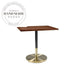 Modern Solid Wood Square Dining Table for Cafe Restaurant Bistro