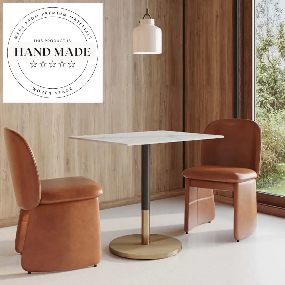 Modern Solid Wood Square Dining Table for Cafe Restaurant Bistro