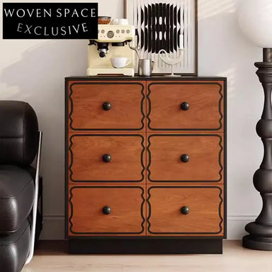 Modern Solid Wood Storage Cabinet Console - 3-Door Living Dining Room Sideboard