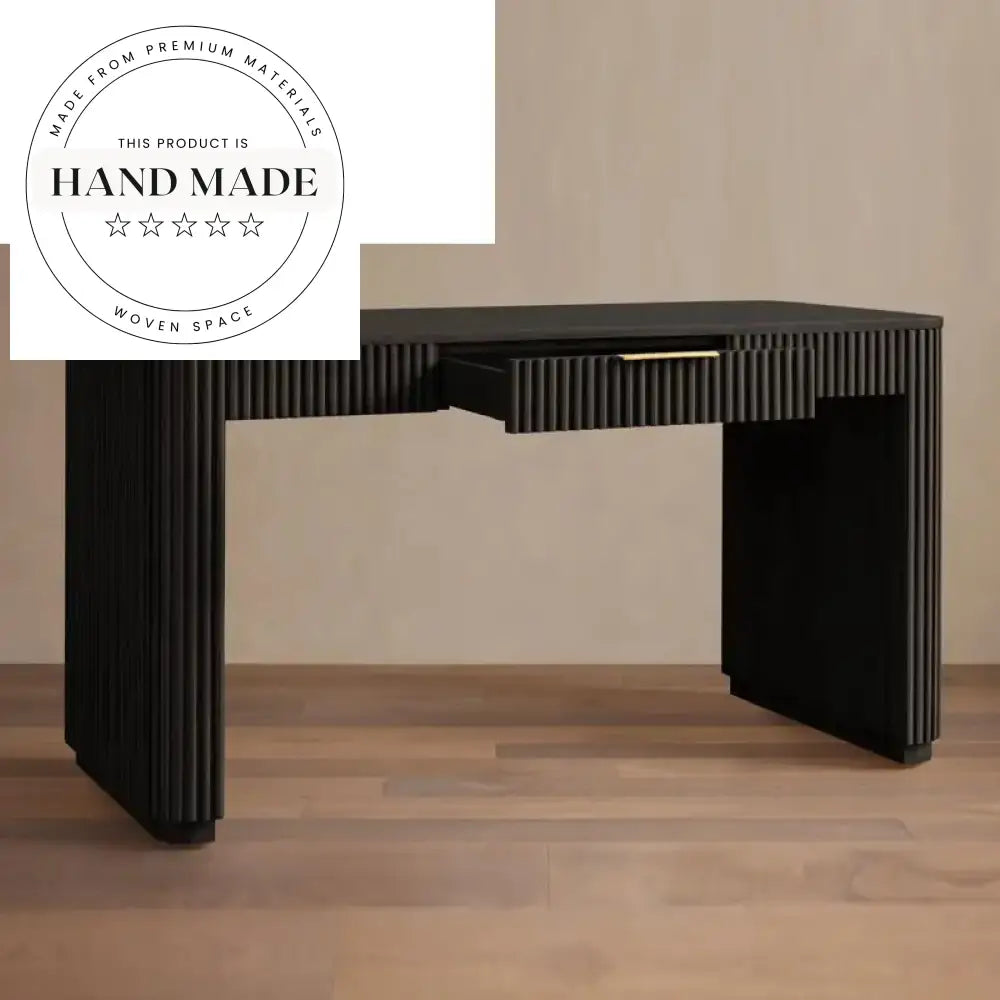 Modern Solid Wood Storage Study Desk with Drawers Secretaire Desk