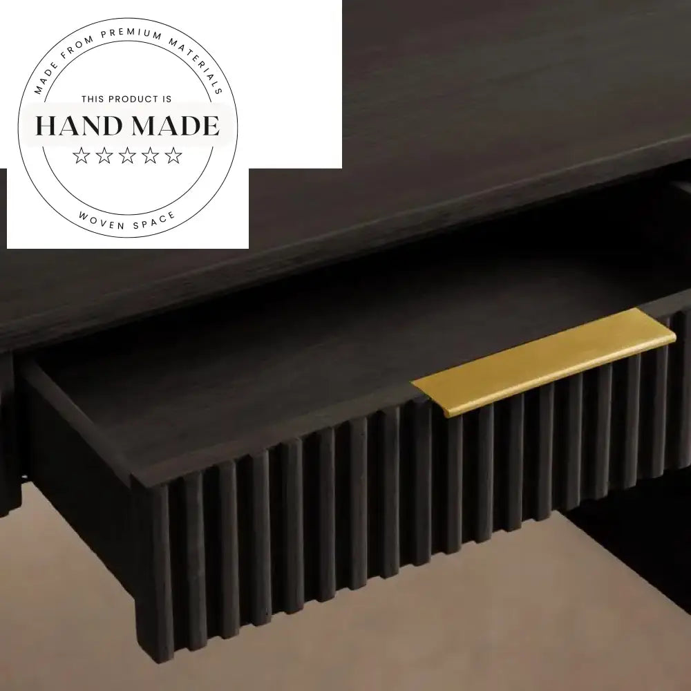 Modern Solid Wood Storage Study Desk with Drawers Secretaire Desk