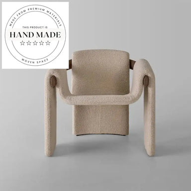 Modern Solid Wood Upholstered Reclining Living Room Accent Chair