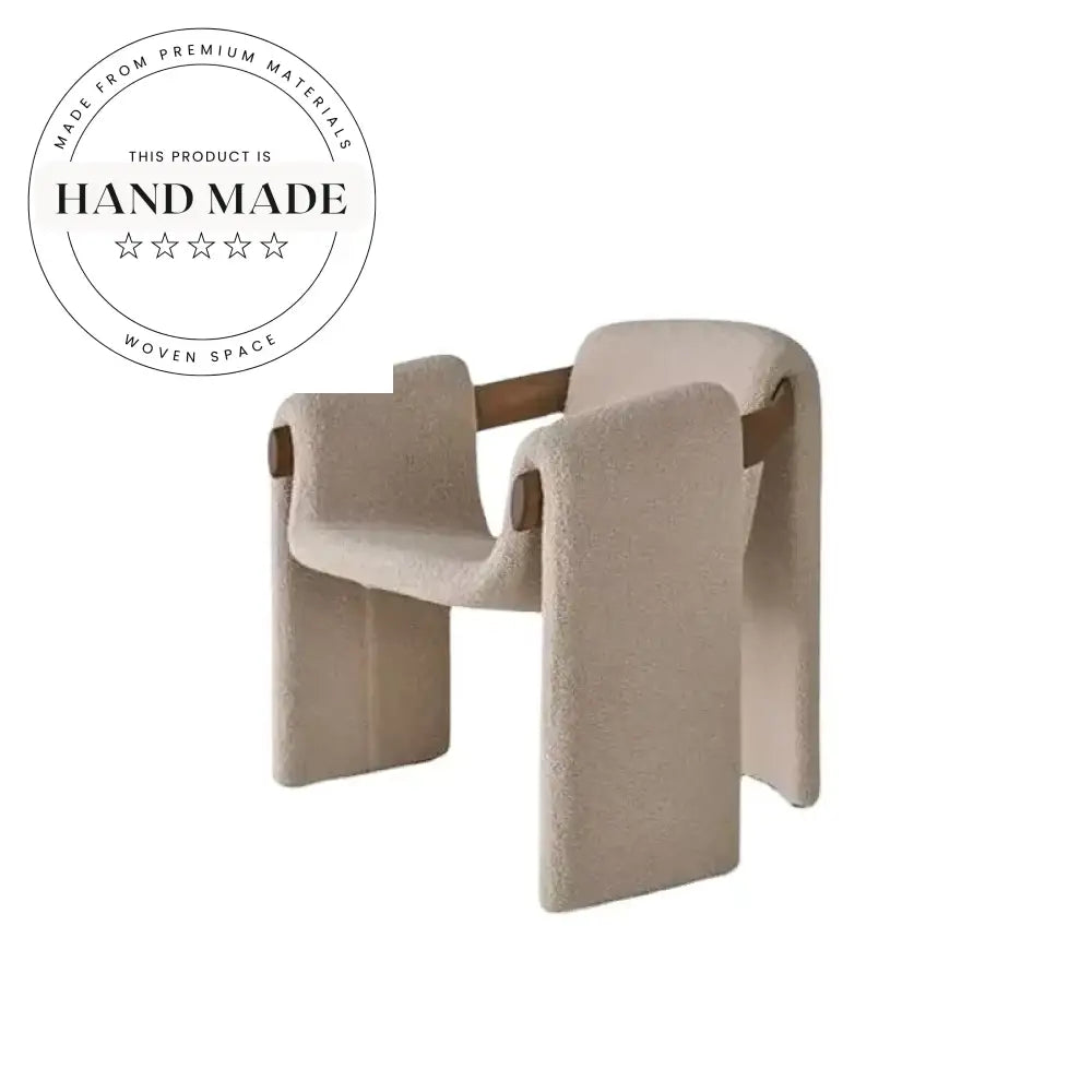 Modern Solid Wood Upholstered Reclining Living Room Accent Chair