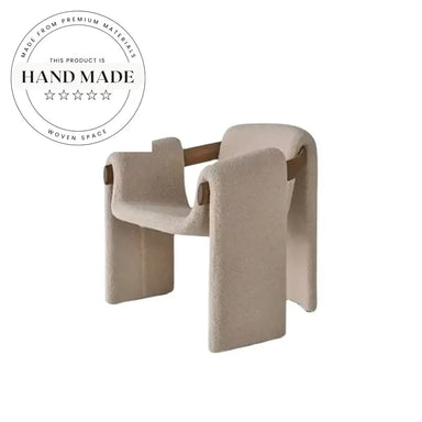 Modern Solid Wood Upholstered Reclining Living Room Accent Chair