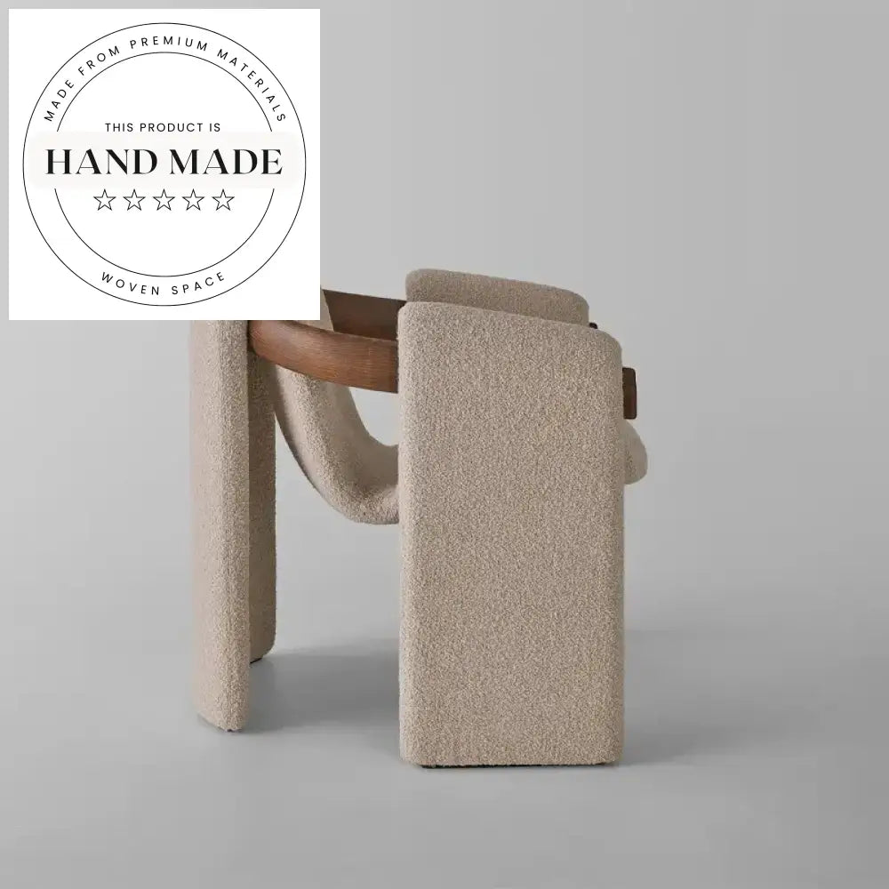 Modern Solid Wood Upholstered Reclining Living Room Accent Chair