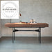 Modern Solid Wood Walnut Italian Design Nordic Writing Desk