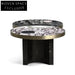 Modern Splicing Design Marble Gold Metal Frame Luxury Living Room Coffee Table