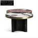 Modern Splicing Design Marble Gold Metal Frame Luxury Living Room Coffee Table
