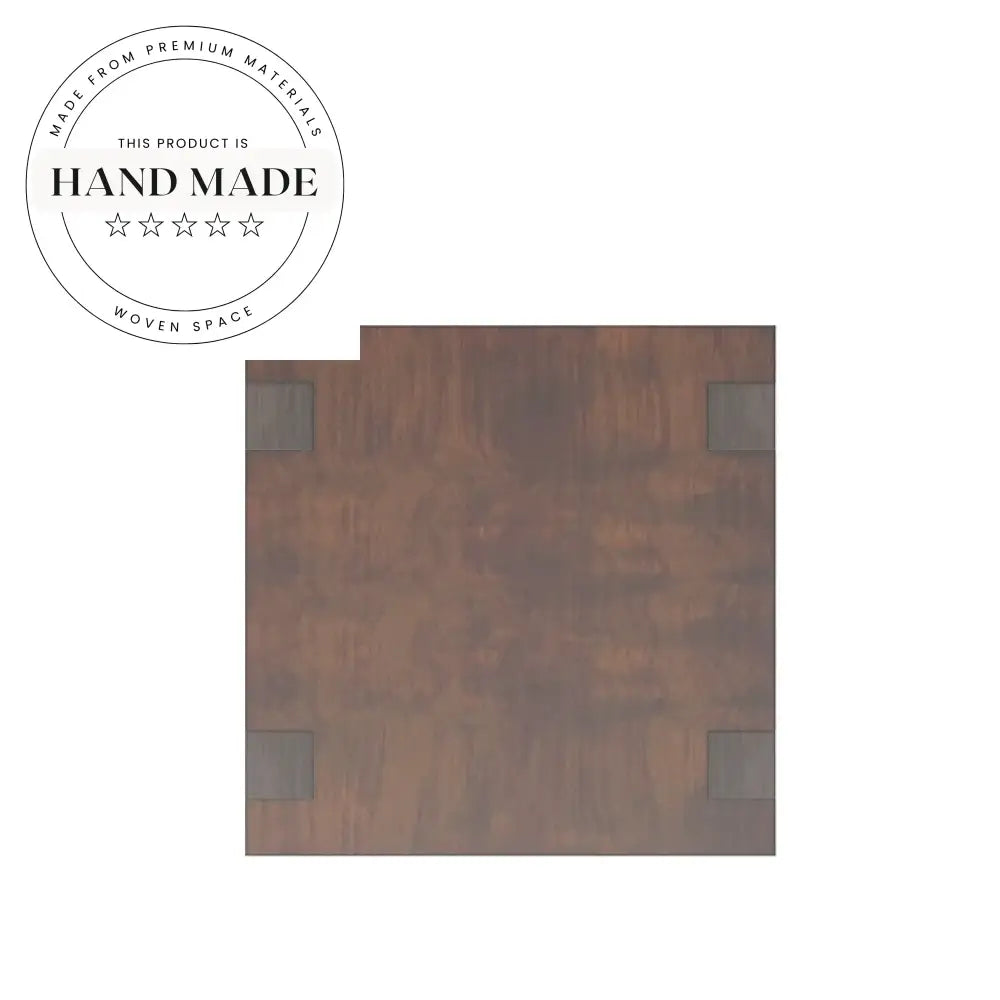 Modern Square Brown Solid Wood Nordic Minimalist Coffee Side Table