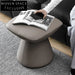 Modern Square Fabric Ottoman Stool - Plush Teddy Upholstery for Living Room