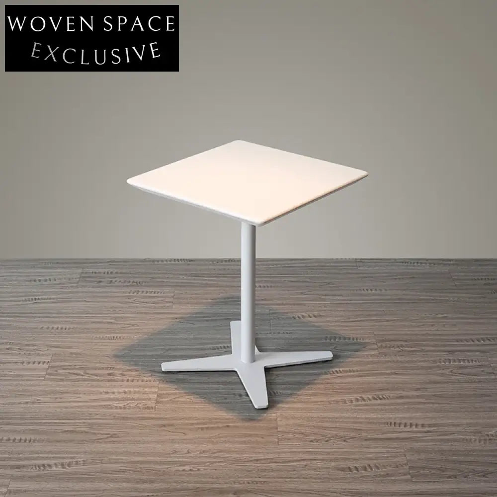 Modern Square Stainless Steel Patio Bar Dining Small Coffee Table