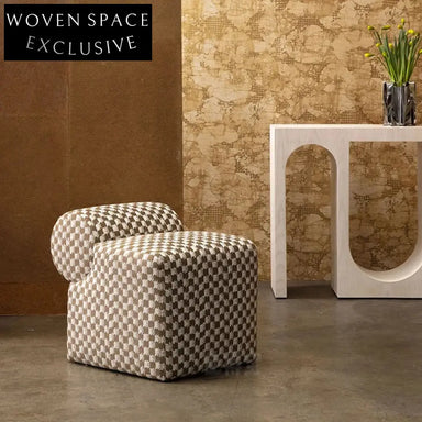 Modern Square Velvet Fabric Ottoman Footstool, Living Room Accent Pouf