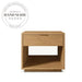 Modern Square Wooden Side Table with Storage Drawer Coffee Table
