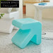 Modern Stackable Plastic Kids Footstool Ottoman | Space-Saving Living Room Stool