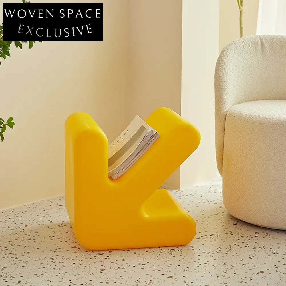 Modern Stackable Plastic Kids Footstool Ottoman | Space-Saving Living Room Stool