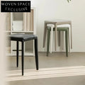 Modern Stackable Saddle Leather Dining Chair for Restaurants and Events