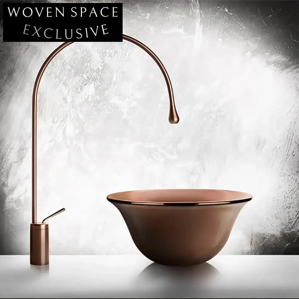Modern Stainless Steel Countertop Bathroom Basin - Elegant Bowl Shape, Durable Finish