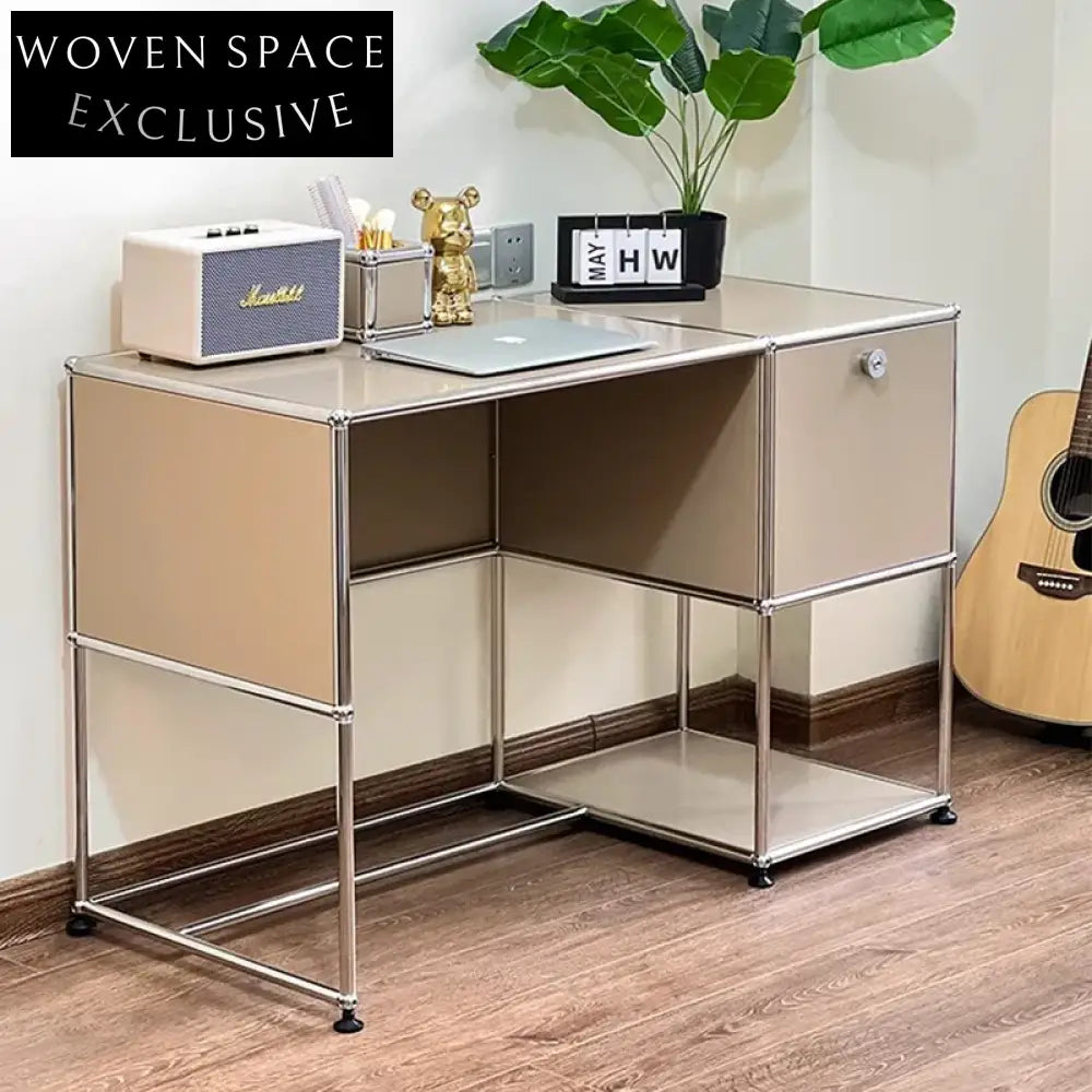 Modern Stainless Steel Designer Dressing Table for Bedroom and Home Office