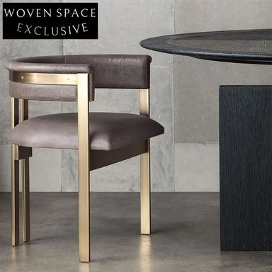 Modern Stainless Steel Fabric Upholstered Luxury Hotel Dining Chair