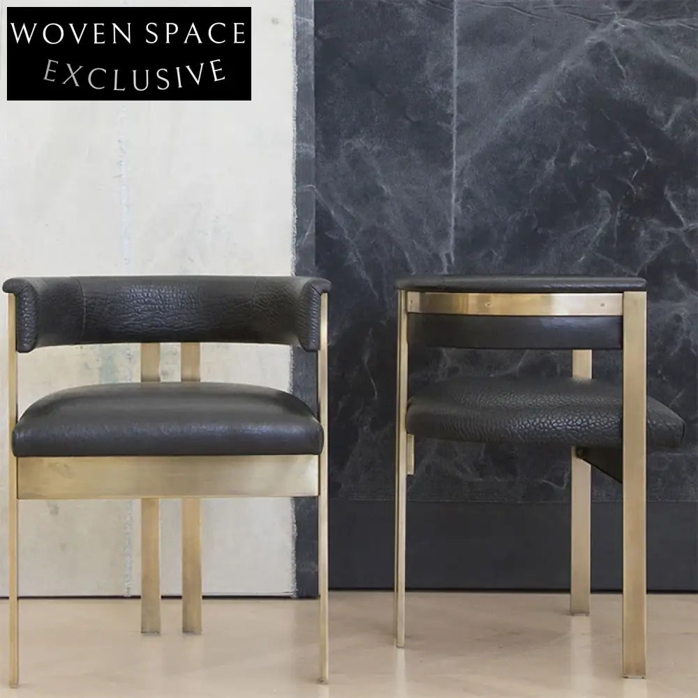 Modern Stainless Steel Fabric Upholstered Luxury Hotel Dining Chair