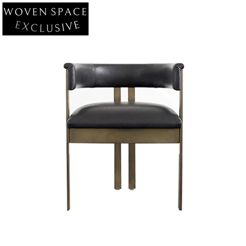 Modern Stainless Steel Fabric Upholstered Luxury Hotel Dining Chair