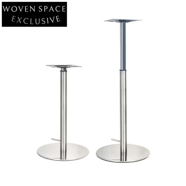 Modern Stainless Steel Gas Lift Height Adjustable Coffee Table Base Leg