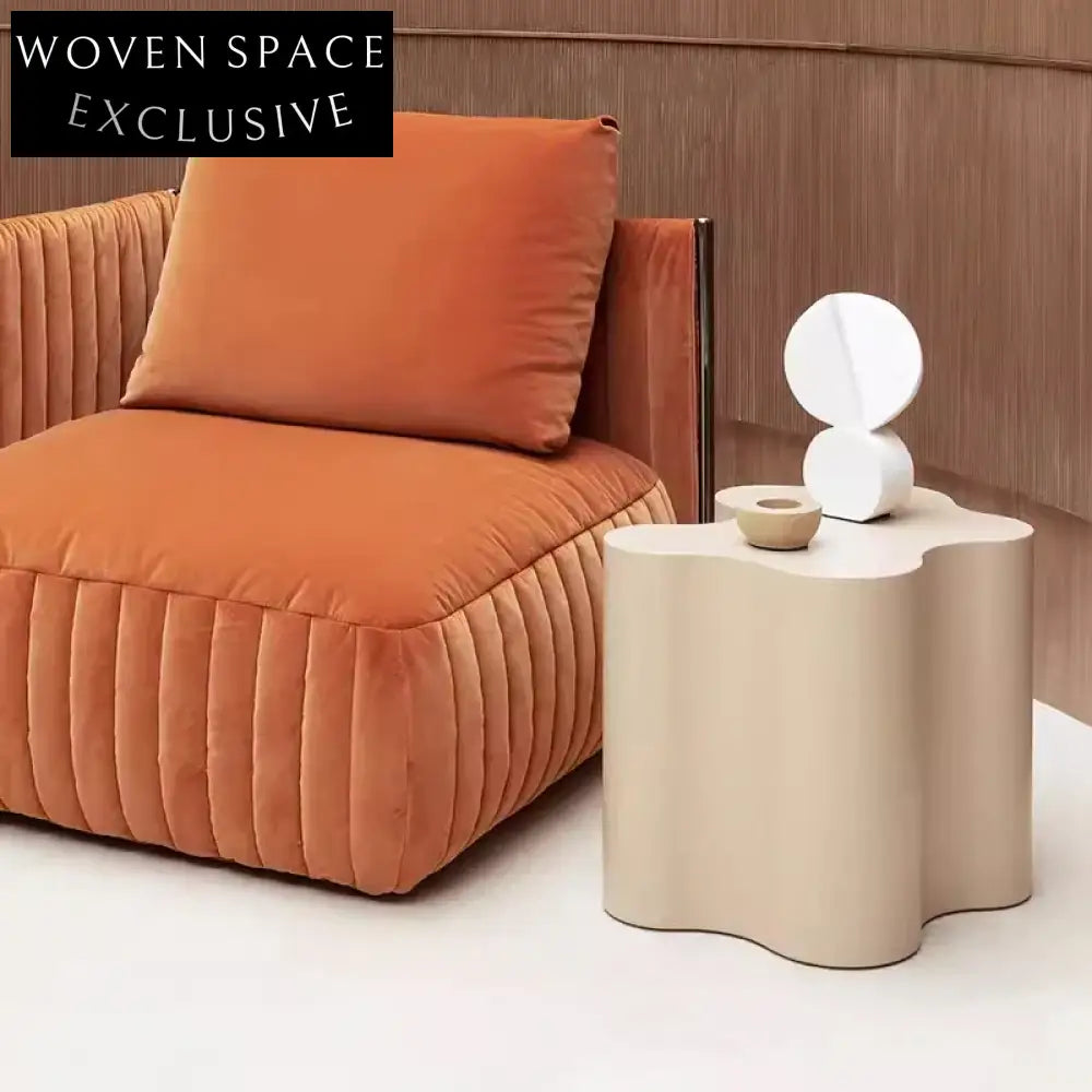 Modern Stainless Steel Tree Trunk Design Coffee Table for Living Room