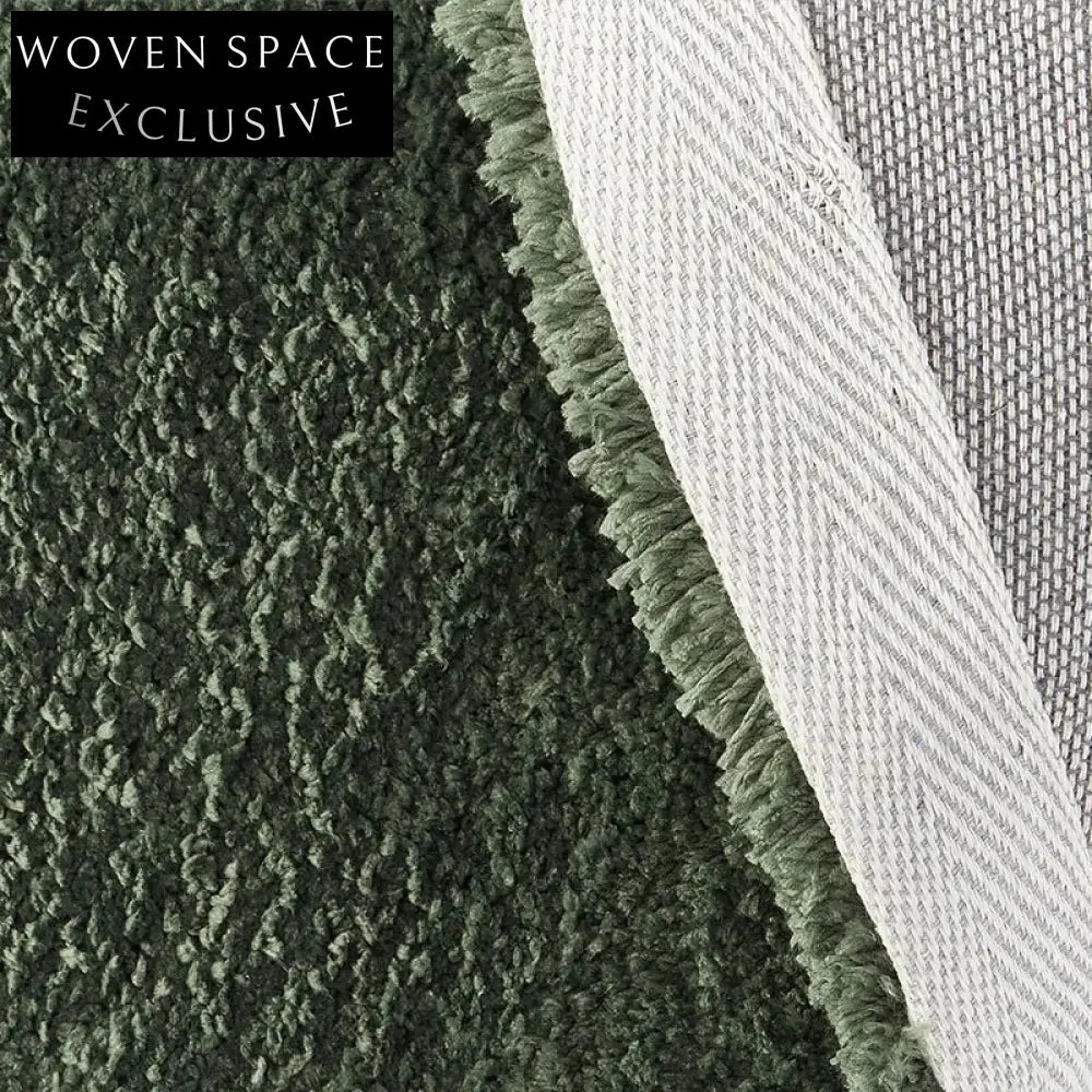 Modern Striped MilkSilk Area Rug, Large Handmade Geometric Style