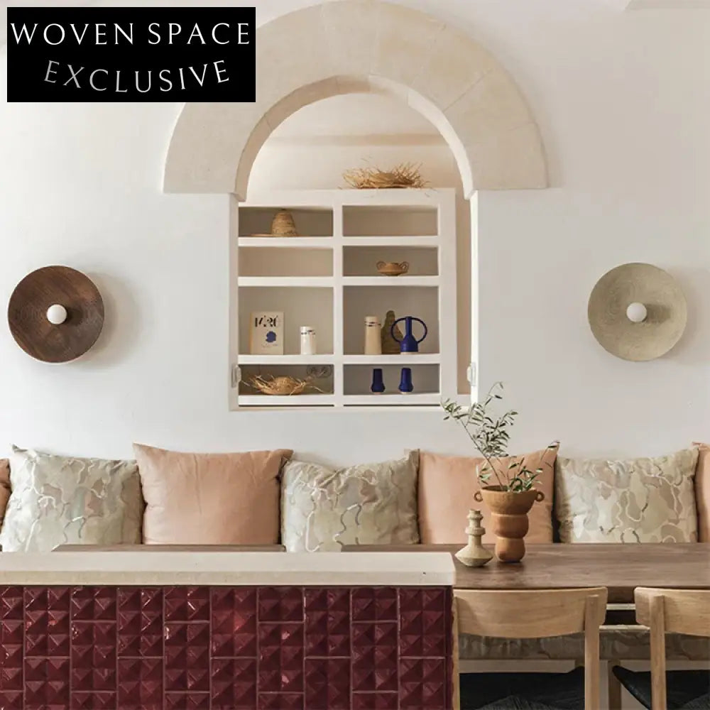 Modern Sunburst Resin Wall Light - Elegant Beige Home Decor Accent Lamp