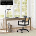 Modern Swivel Office Leisure Chair with Metal Frame and Comfortable Armrests