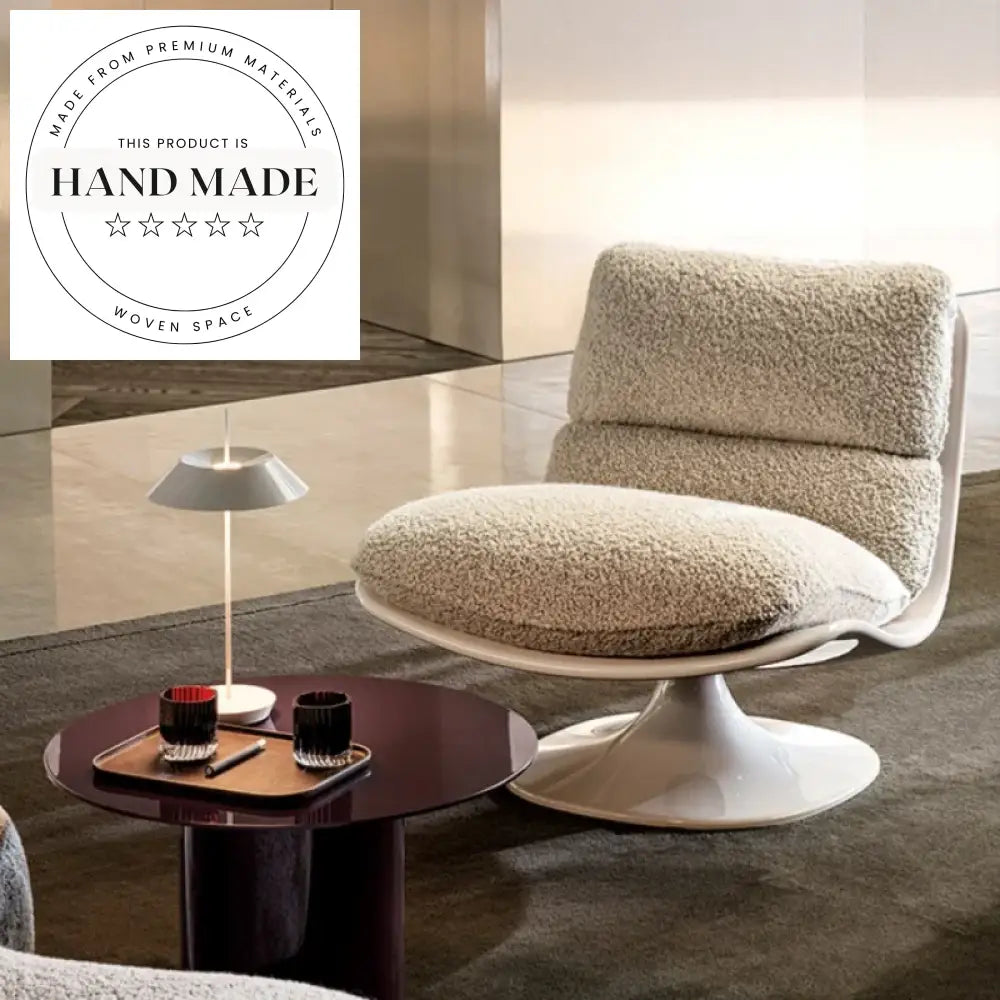 Modern Swivel Reclining Lounge Accent Chair with Fabric Upholstery