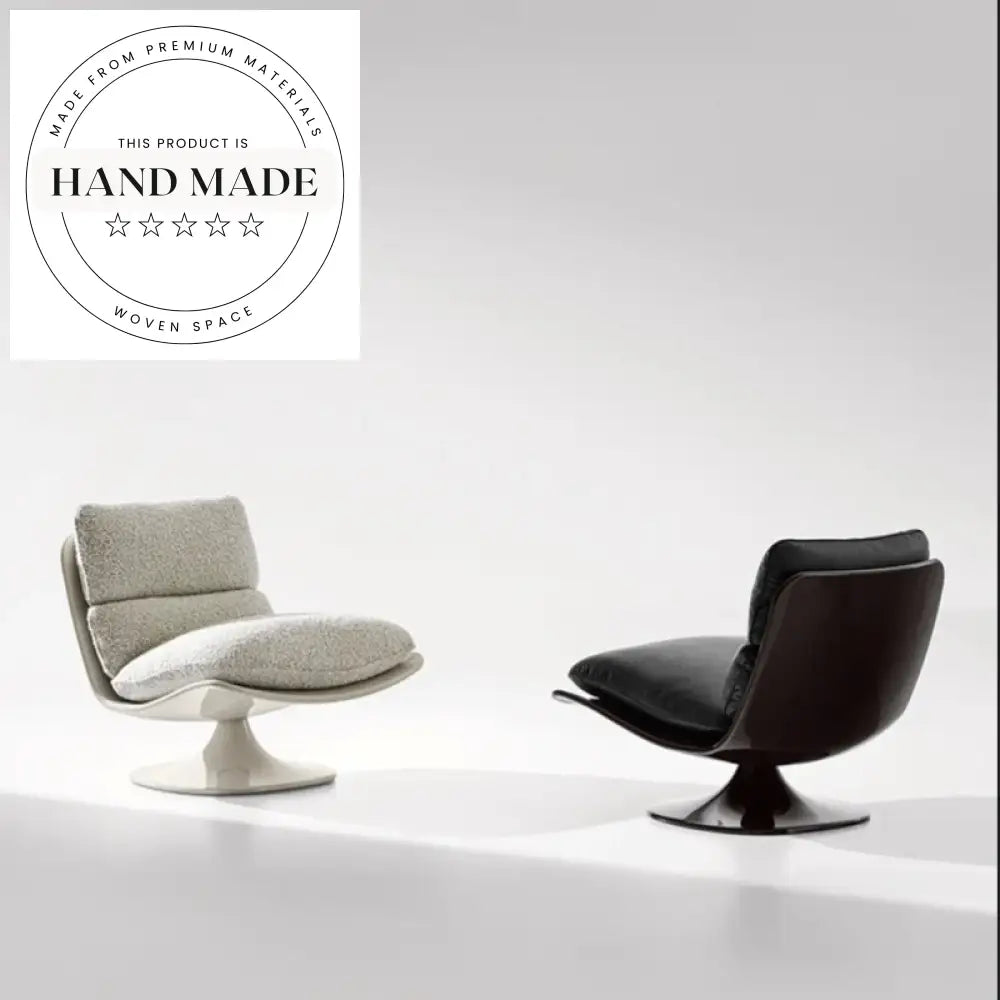 Modern Swivel Reclining Lounge Accent Chair with Fabric Upholstery
